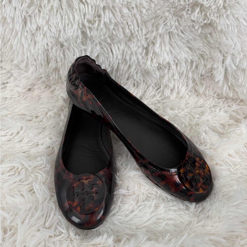 Tory Burch Tortoise Minnie Flats